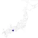 徳島県の無料イラスト素材 日本国内における位置表示（青）
